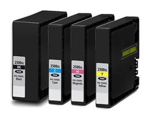 Compatible Canon PGI-2500XL Multipack Set Of 4 Ink Cartridges (BK/C/M/Y)